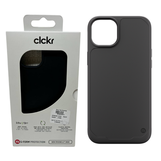 Clckr G-Form Diamond Case for Apple iPhone 15 Plus 6.7" Protective Cover Black