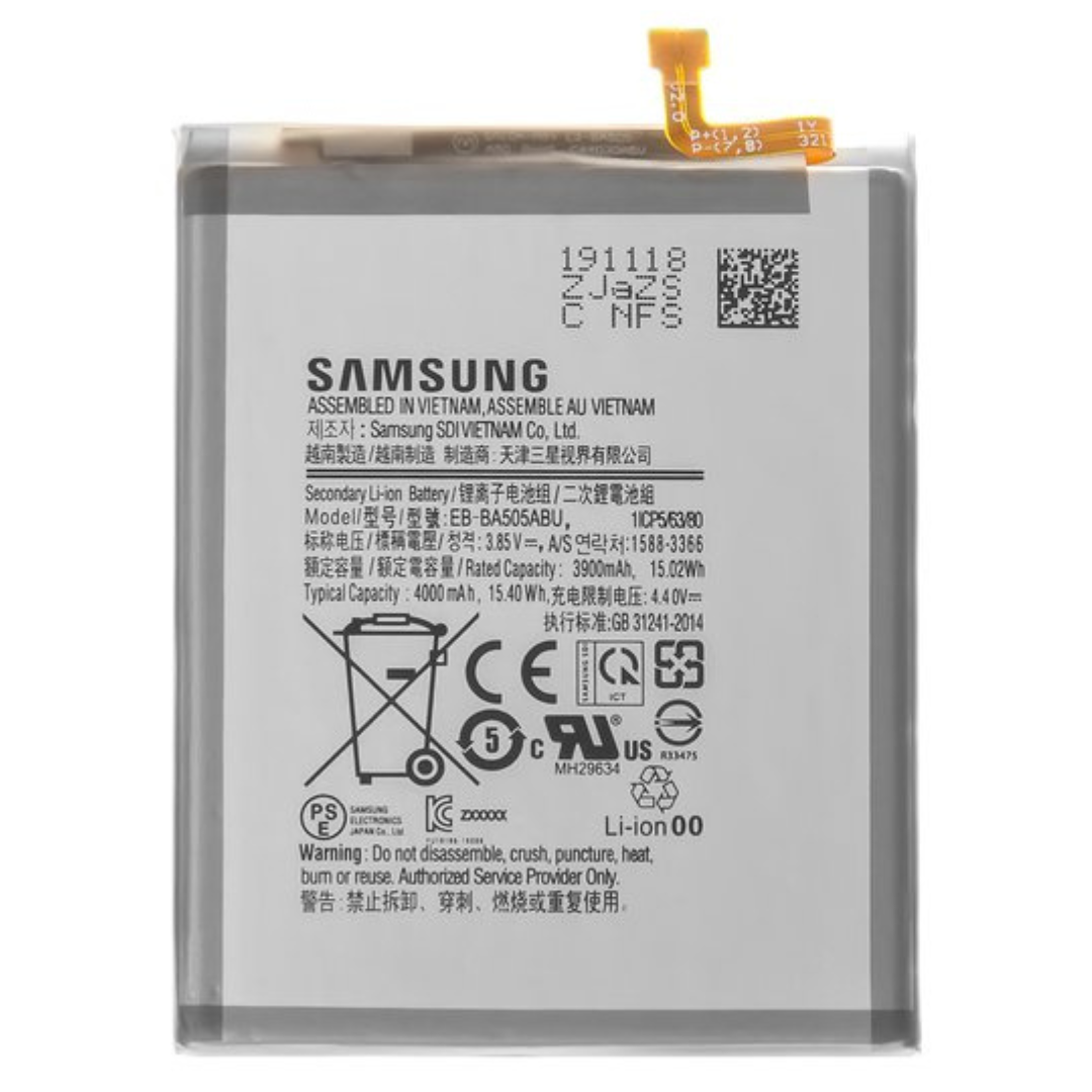 Battery for Samsung Galaxy A20 A30 A30s A50 SM-A505 EB-BA505ABU EB-BA505ABN