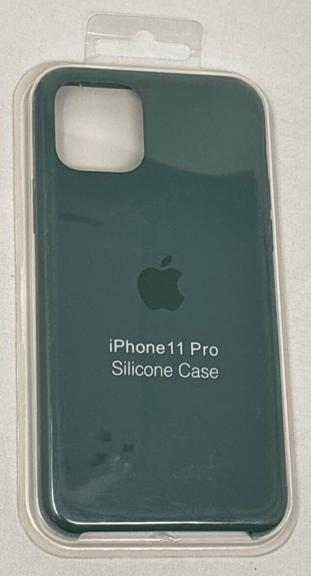 Green Silicone Back Case for iPhone 11 Pro Protective Cover MWY18FE/A Slim