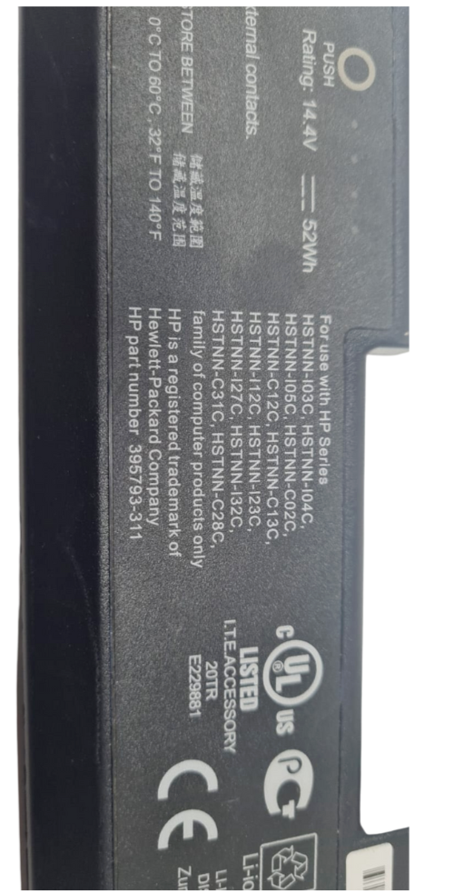 Laptop Battery HSTNN-OB06 52Wh for HP 6510B 6515B 6710B NC6220 NC6230 NX6115