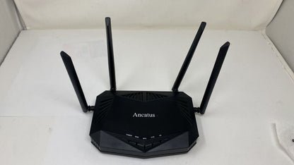 WiFi 6 Router AX1800 Dual Band 1.8 Gigabit For Computer Ancatus A6  - Black