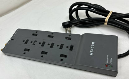 Belkin BE112230-08 Surge Protector 12 Outlet Phone Ethernet Coax Protection OEM