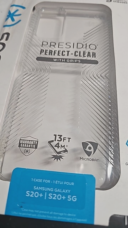 Speck Presidio Clear Case for Samsung Galaxy S20+ Plus 5G Cover SM-G986