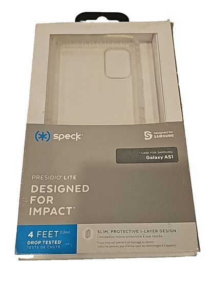 Speck Presidio Lite Slim Protective Case Cover for Samsung Galaxy A51 Clear