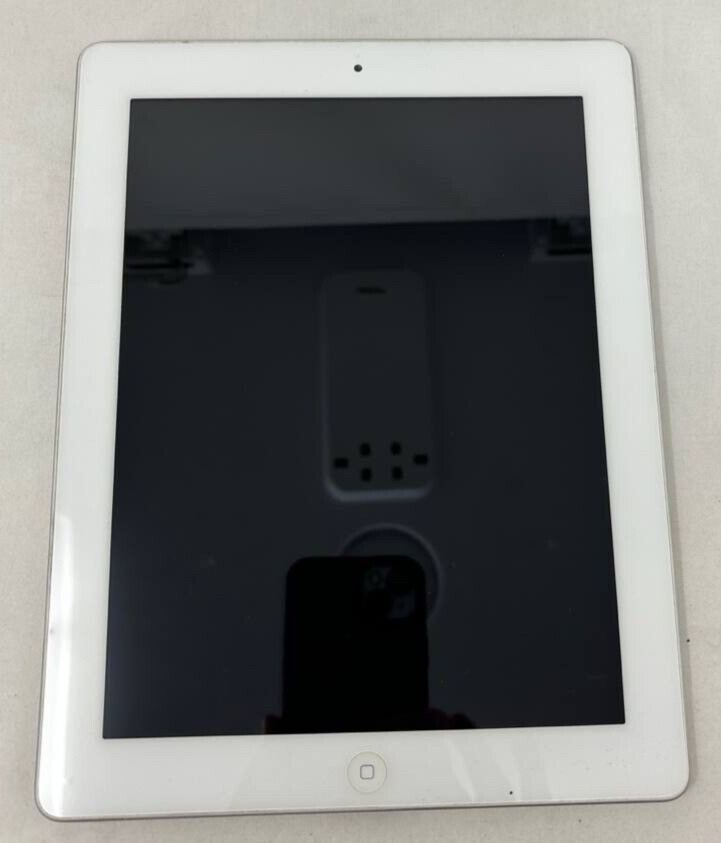 Apple A1395 iPad 2 Tablet 16GB 9.7" Touchscreen 5MP Camera iOS Silver Very Good