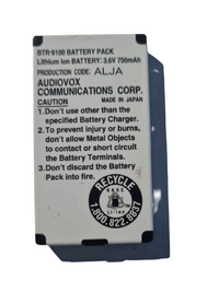 Battery BTR-9100 Replacement for Audiovox 9100 9150 9150X 9150XD 9155 9155GPX