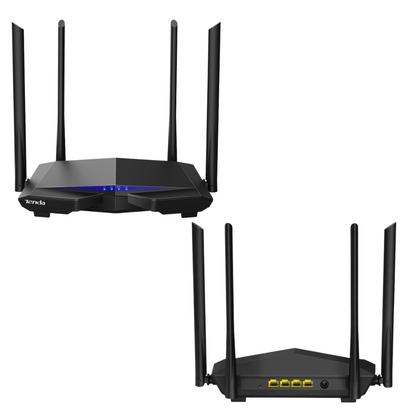 Tenda AC6 Smart WiFi Router Gigabit Wireless Internet Dual Band Black MU-MIMO