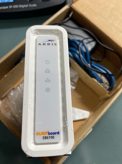 Arris SB6190 SURFboard Gigabit Cable Modem DOCSIS 3.0 Comcast Cox White OEM