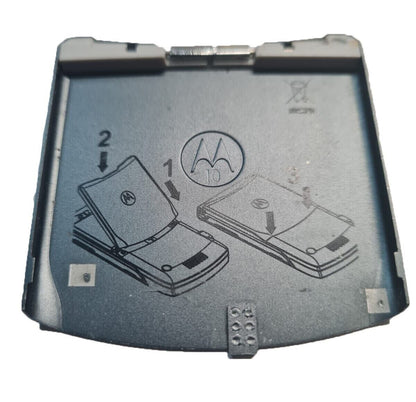 Battery Door Back Rear For Motorola Razr V3 g GSM T-Mobile Carrier Gray Metallic