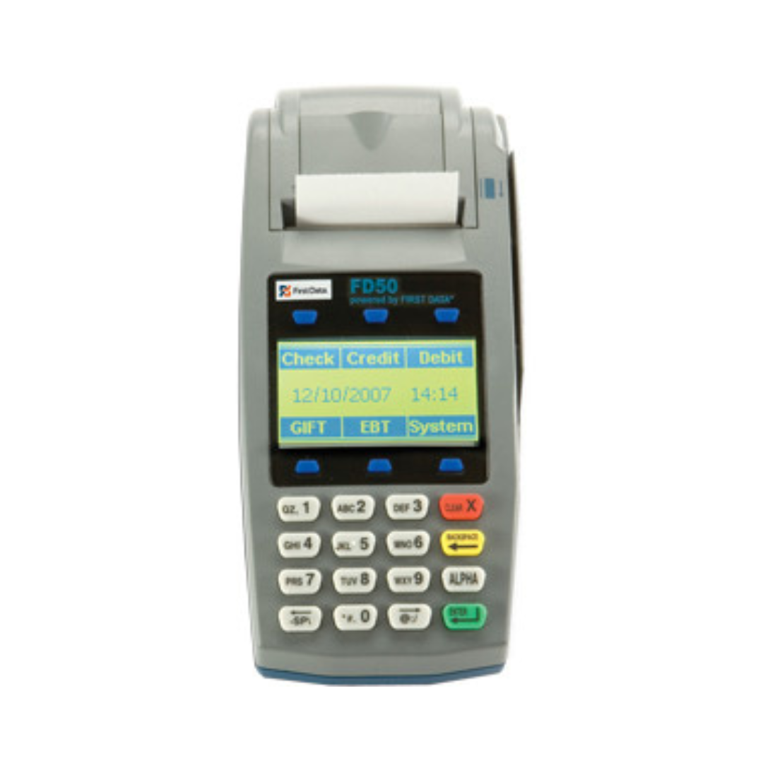 First Data FD50 Pin Pad Credit Card Terminal Payment Reader Scanner USB