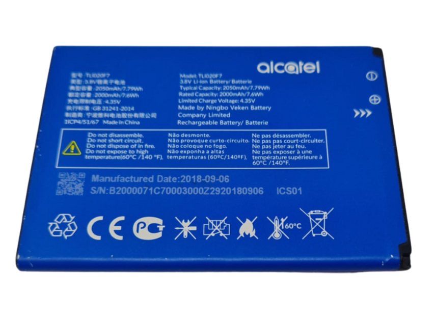 Battery TLi020F7 For Alcatel One Touch Pixi 4 Pixi 5 Tetra 4047 5044 5045 5041C