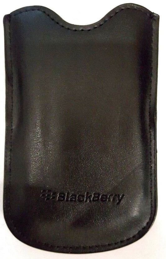 Leather Pocket Pouch Sleeve For BlackBerry Pearl 8100 8110 8120 Genuine OEM