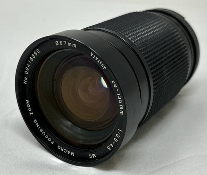 Vivitar Nikon AI-S Camera Lens 28-135mm F3.5-4.5 MC for SLR Mirrorless Camera