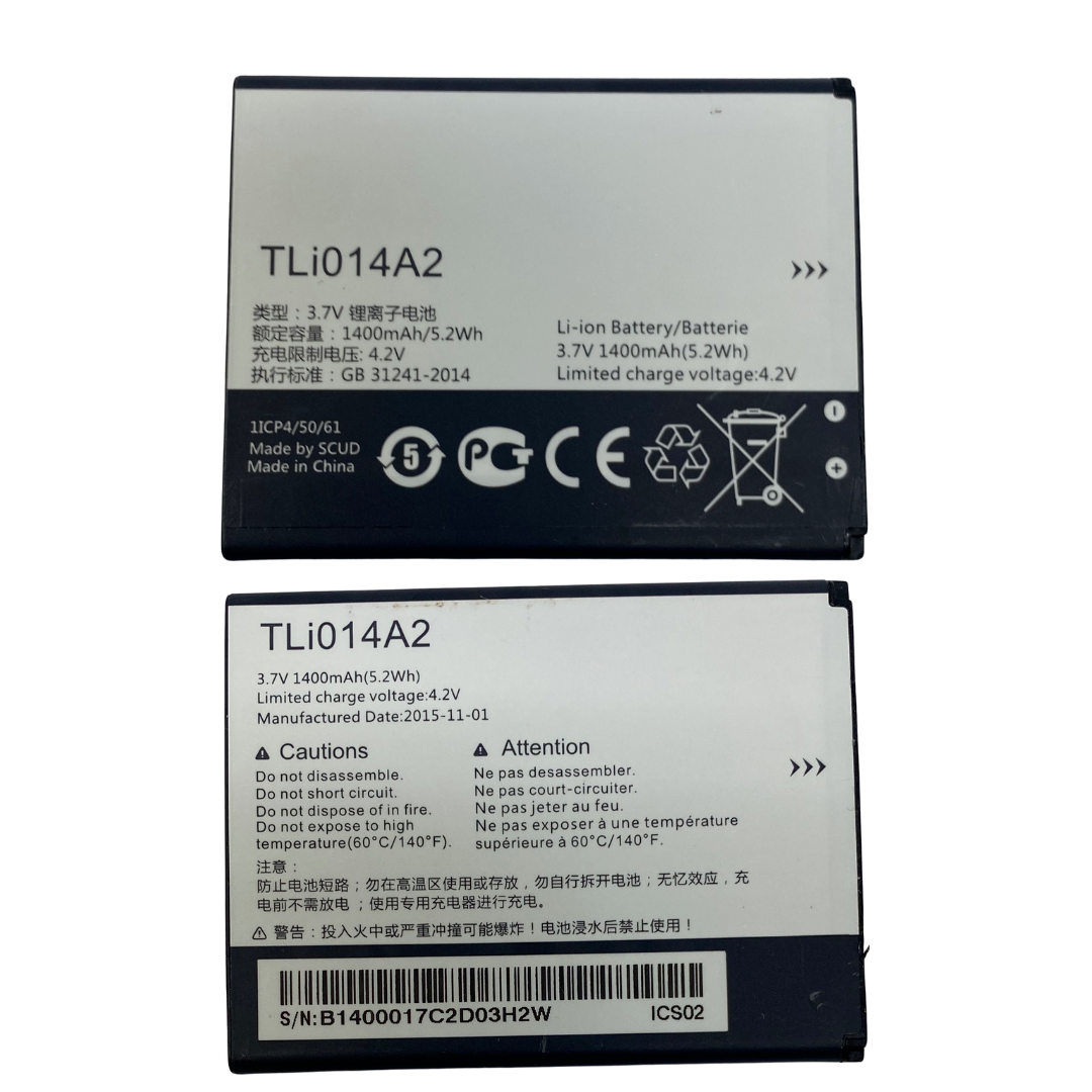 Battery TLi014A2 For Alcatel VodaFone VF-V695 1400mAh 3.7V Original Replacement