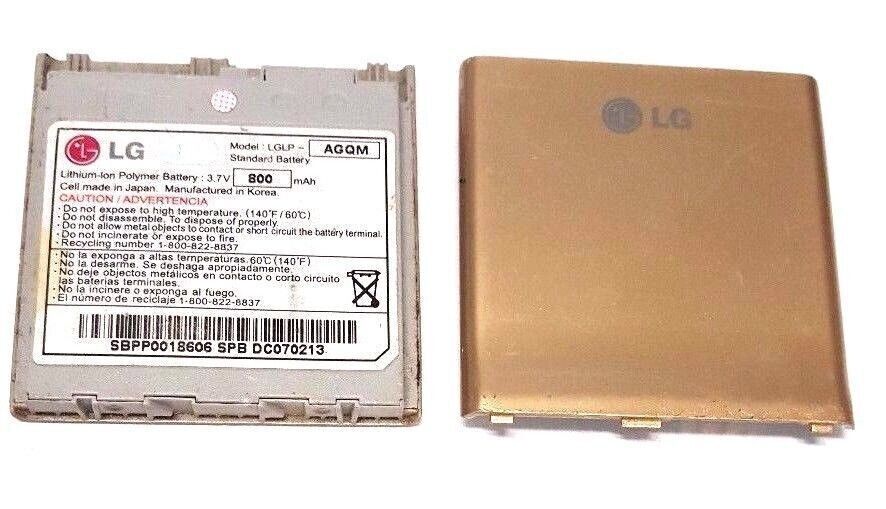 Battery LGIP-AGQM Fits LG Chocolate VX8600 VX-8600 AX8600 Genuine External Gold