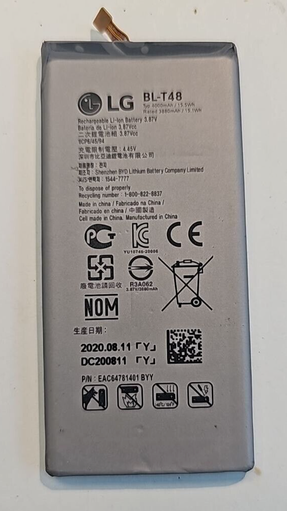 Battery LG BL-T48 for LG Stylo 6 LM-Q730MM 4000mAh 3.87V Internal Original