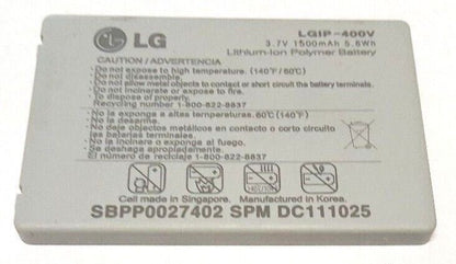 Battery LGIP-400V For LG Ally VS740 Fathom VS750 Original Standard 1500mAh 3.7V