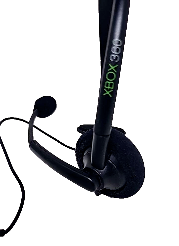 Microsoft Xbox 360 Single Mono Wired Headset Noise Cancelling Mic Headphones