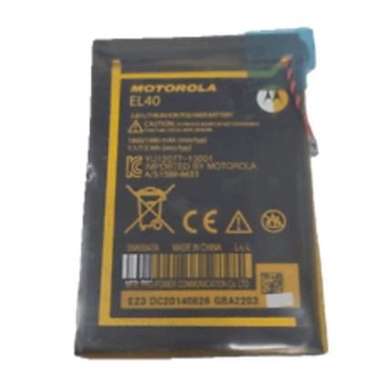 Battery EL40 Fits Motorola Moto E XT830C XT1021 XT1022 XT1025 Original 1980mAh