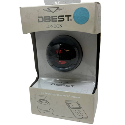 DBEST London Mini Speaker Rechargeable Portable Set USB 3.5mm for Phone PC