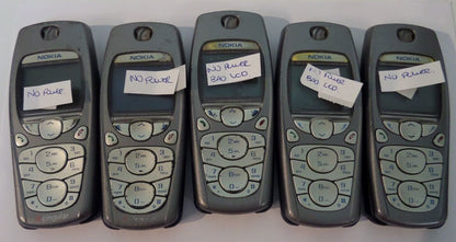 5 Lot Nokia 3595 Bar Vintage Phone Cingular Wholesale Cellphone Parts Repair