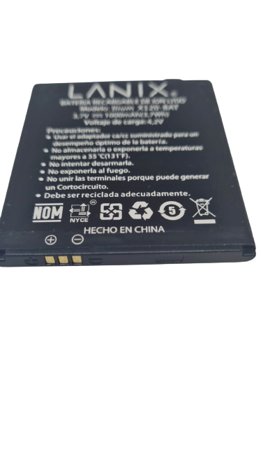 Battery Lanix Ilium X120 1X120-BAT Replacement 1000mAh 3.7V Original