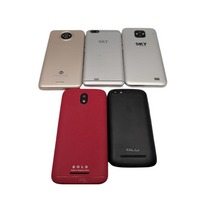 Lot of 5 Smartphones Maxwest Nitro 55C Sky Platinum F5 H55 BLU Bold C1 READ