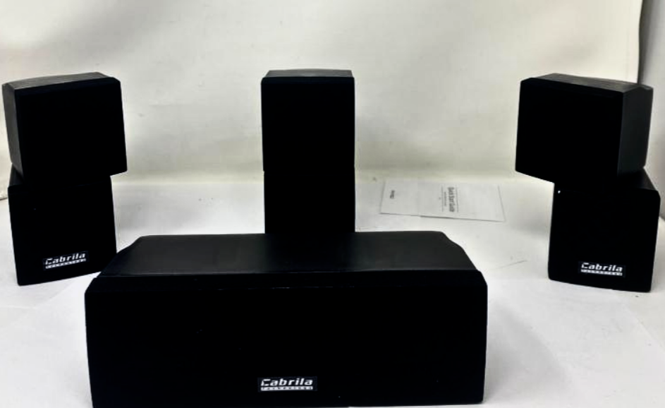 1500W Home Theater Speaker System Cabrila Technology 5.1 Elite Series READ