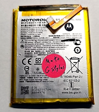 Battery KX50 for Motorola Moto G Stylus 2021 XT2115 4000mAh 3.8V ORIGINAL li ion