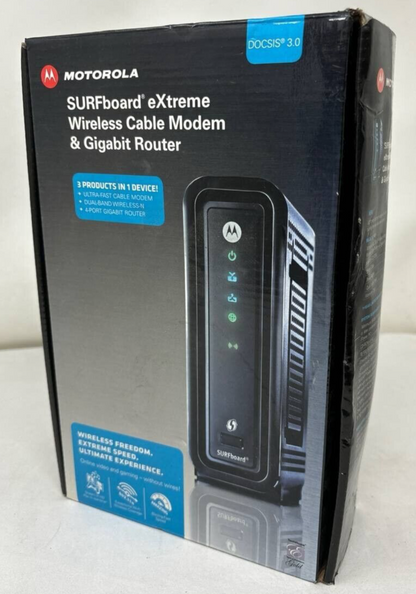 Motorola SBG6580 Arris Surfboard Cable Modem WiFi Router Dual Band DOCSIS 3.0