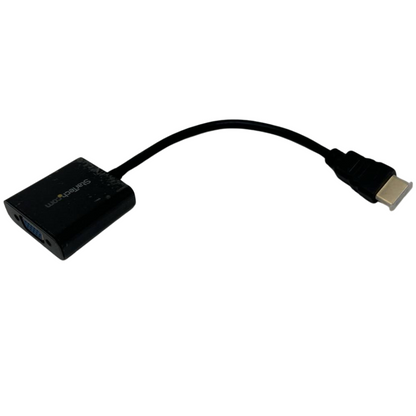 HDMI to VGA Adapter Converter Cable For PC Desktop Monitor Laptop Video 1080P