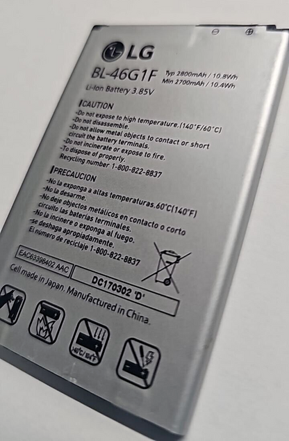 Battery BL-46G1F for LG K10 2017 K20 Plus LV5 M250 2800mAh OEM