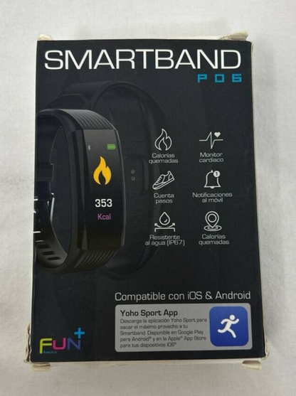 FunPlus SmartBand Smart Watch Heart Rate Monitor Bluetooth IP67 for iOS Android