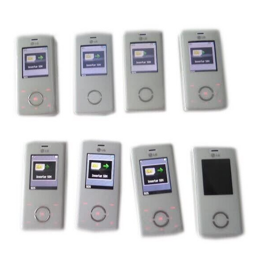 8 Lot LG MG280 Mobile Phone Chocolate GSM Slide Flip Used Working Mint White