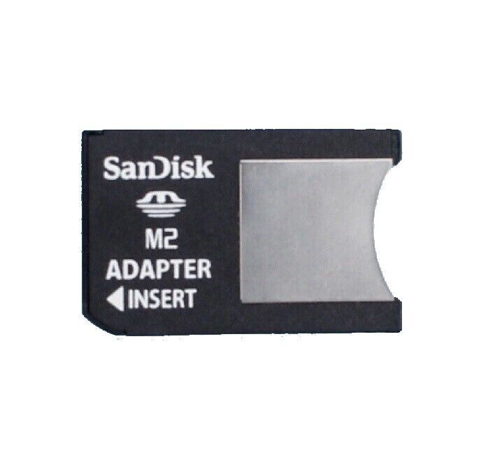 SanDisk M2 Adapter convert M2 Card to Memory Stick Duo Size For old  Phones