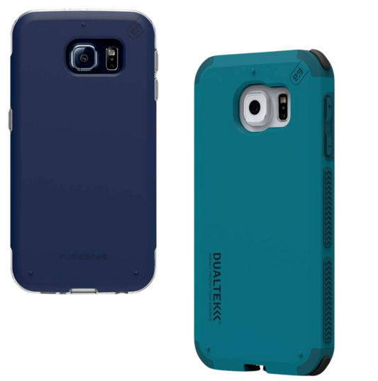 Lot of 2 Puregear Dualtek Rugged Case Samsung Galaxy S6 Light Blue SM-G920