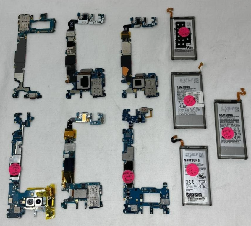 Lot of 6 Mainboard Replacement Samsung Note 8 9 Galaxy S8 S9 S10+ Untested READ