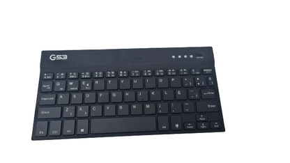 Wireless Keyboard Bluetooth iOS Android Windows Small Slim Black Keypad 10 Meter