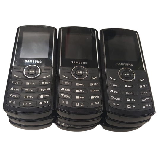 9 Lot Samsung E2230L GSM Claro Locked Cellular Phone GPS All Power Up Good LCD
