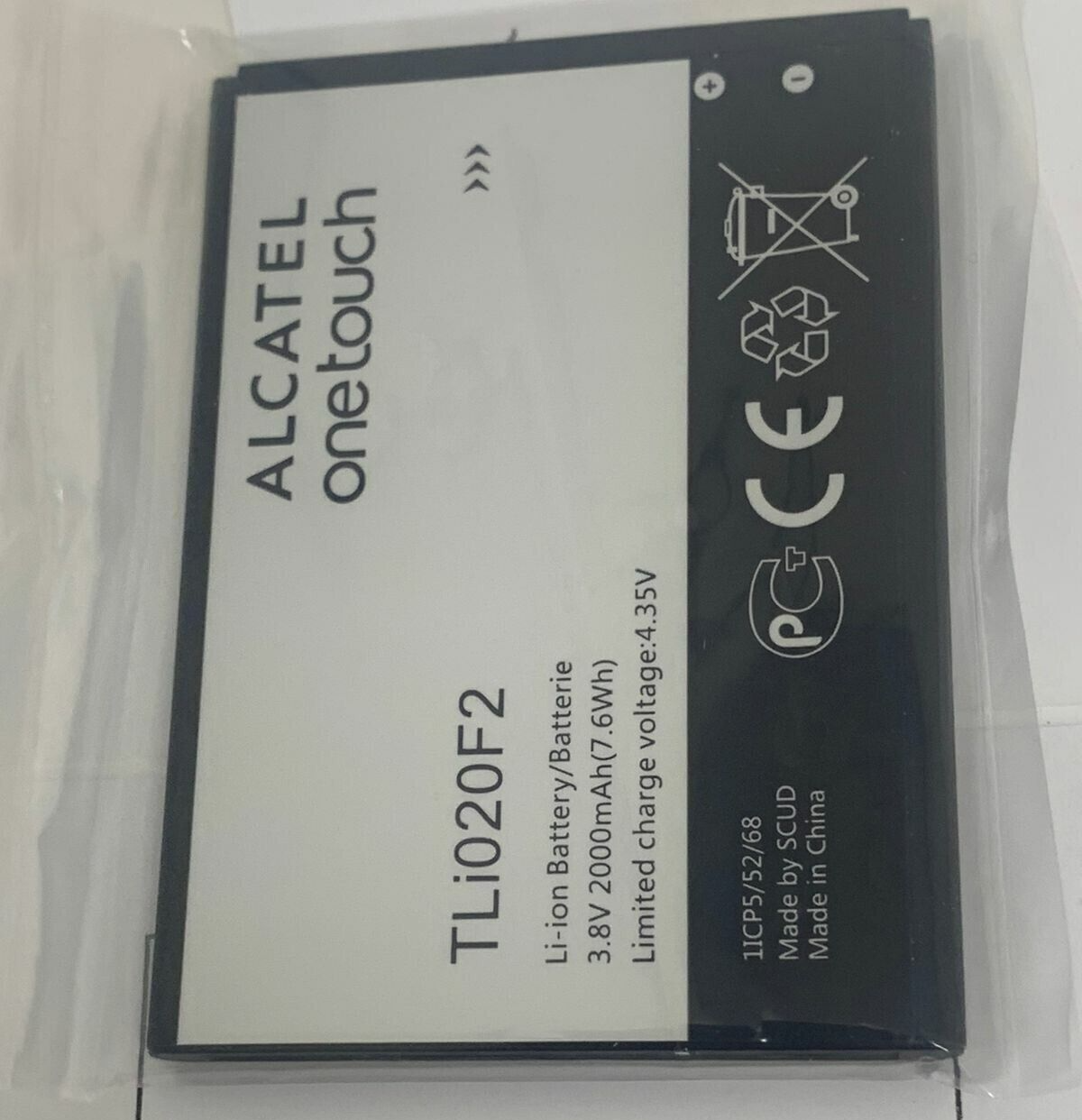 Battery TLi020F2 For Alcatel One Touch Fierce 2 7040N Pop C7 7041 7040 A574 A520