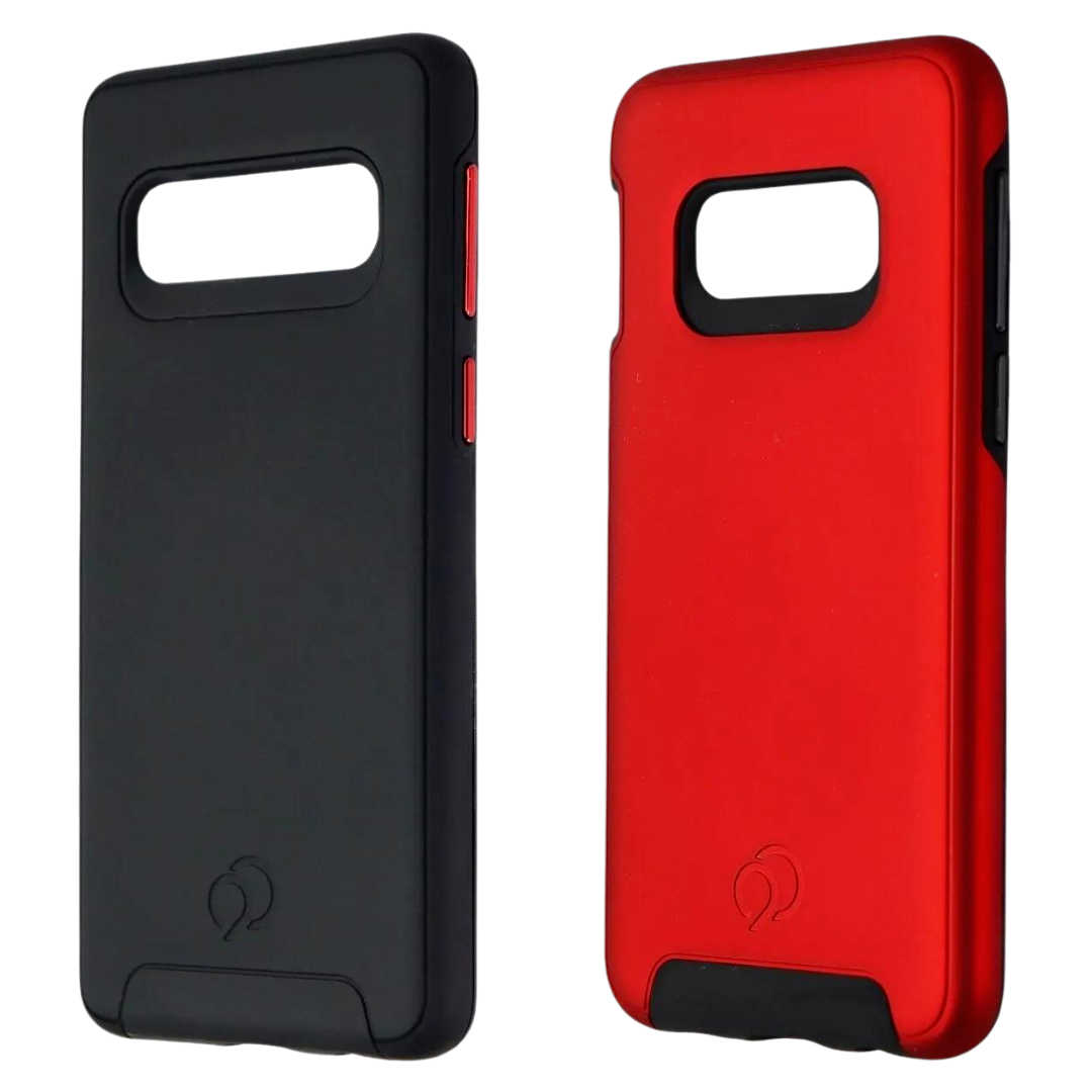 Lot of 2 Nimbus9 Cirrus Case for Samsung Galaxy S10 Lite Black Red Slim Cover