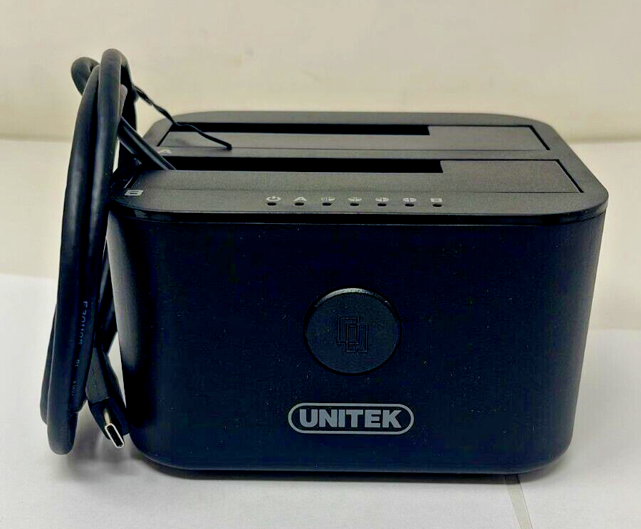 Unitek Type C USB 3.0 to SATA I II III Mini Dual Bay External HDD Dock Station