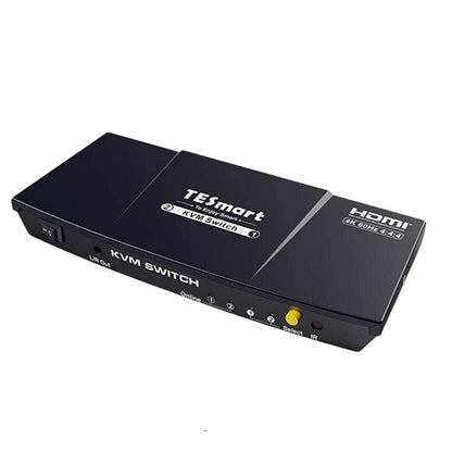 Tesmart 2 Port KVM Switch HDMI Dual Monitor 4K60Hz with USB Hub Extended Display