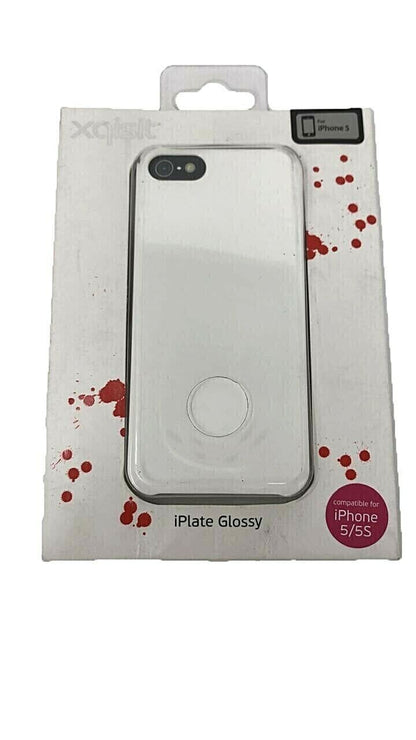 Xqisit White Cover iPlate Glossy Case For Apple Iphone 5 5S