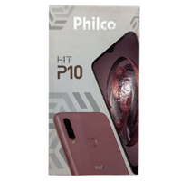 Philco Hit P10 128GB Smartphone 4G LTE 13MP Triple Cameras 6.2" Display Rose