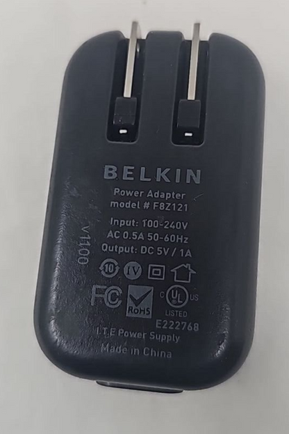 Belkin Power Adapter Only AC Wall Charger to USB for iPod 3G 4G 5G Nano 1G 2G 3G