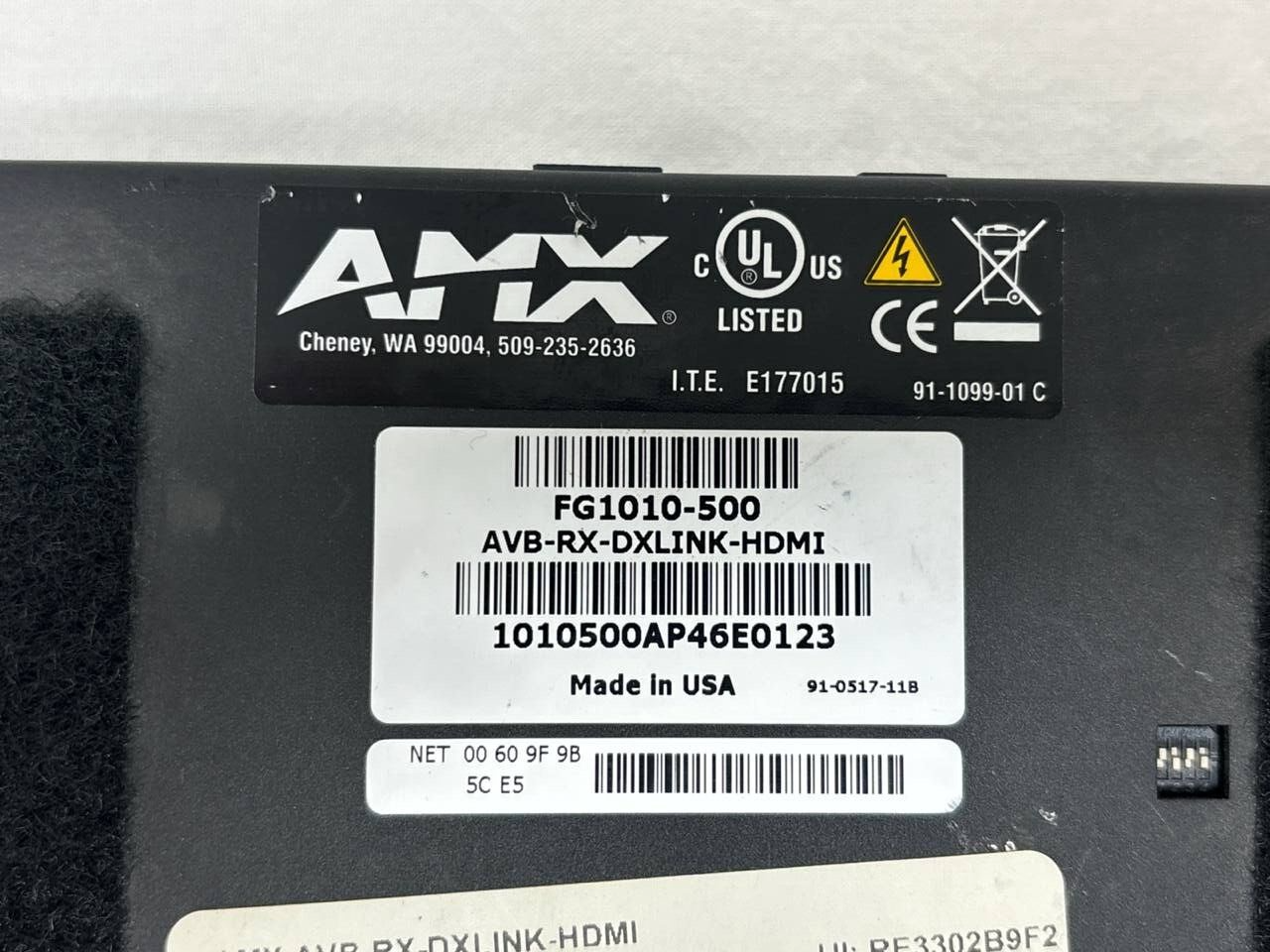 AMX FG1010-500 DXLink HDMI Receiver Module with SmartScale AVB-RX-DXLINK-HDMI