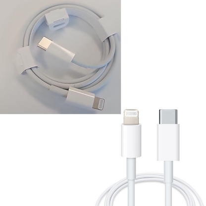 Fast Charging Cable USB-C Apple iPhone XR 11 12 14 15 Pro Max  15 PLUS white