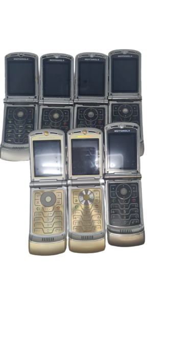 7 Lot Motorola RAZR V3xx AT&T Flip Phone Need Repair For Parts Wholesale As Is