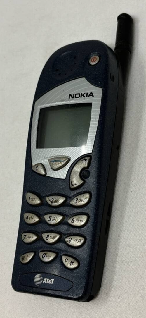 Nokia 5165 AT&T Digital Vintage Rare Cell Phone Wireless For Collectors 2G READ